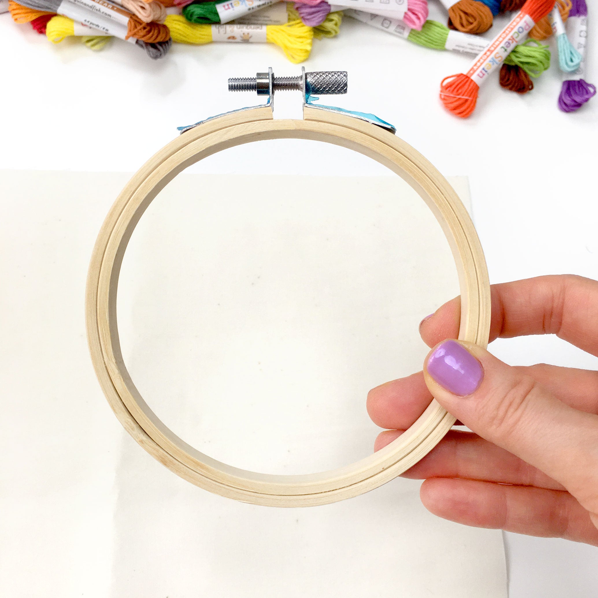 4-inch embroidery hoop - single