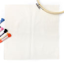 10.5" pre-cut embroidery fabric - unbleached