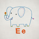 Ee Elephant embroidery pattern - iron-on