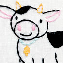 Cow embroidery kit
