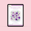 September Aster - PDF pattern