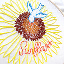 Sunflower embroidery kit