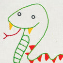 Vv Viper embroidery pattern - iron-on