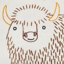 Yy Yak embroidery pattern - iron-on
