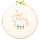 Bunny embroidery kit for beginners