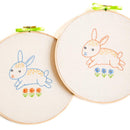 Bunny embroidery kit for beginners