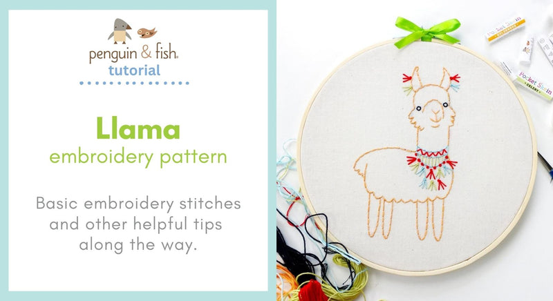 Llama Embroidery Pattern Stitching Tips And Tricks