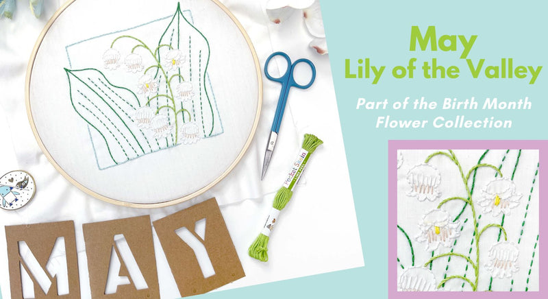 May Lily of the Valley Embroidery Pattern