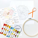 Autumn Collage embroidery kit