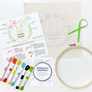 Bee Happy Embroidery Kit Bundle