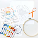 Constellations embroidery kit