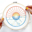 Constellations embroidery kit