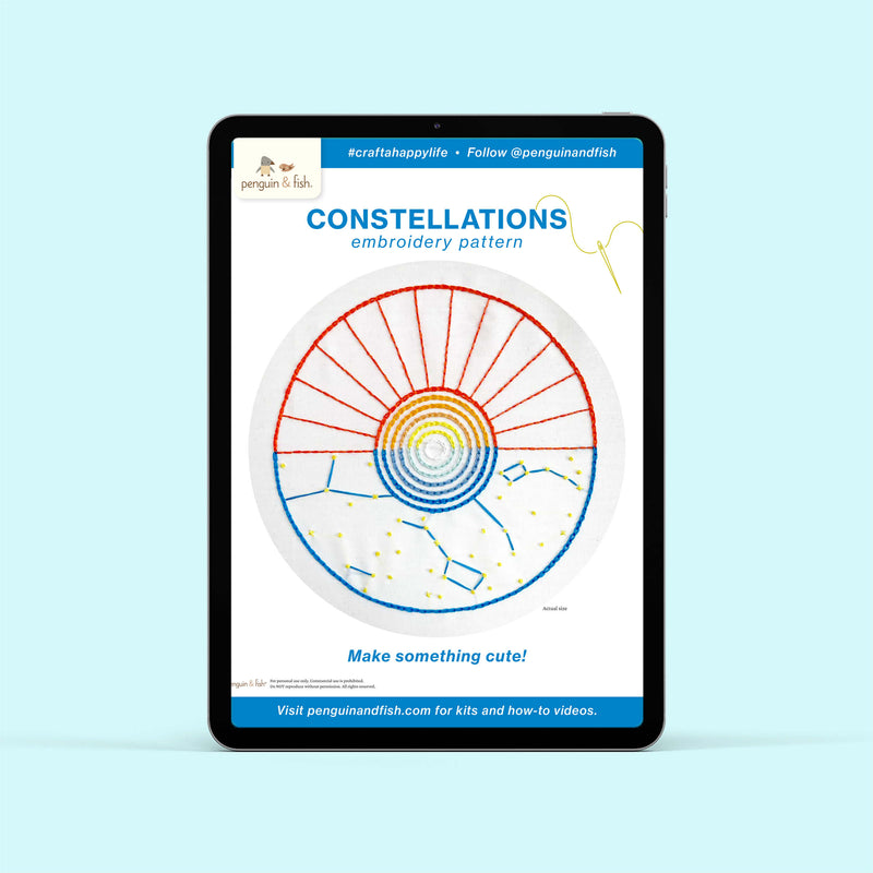 Constellations - PDF pattern