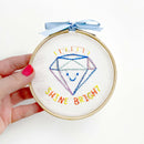 Diamond 4-inch embroidery kit