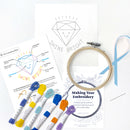 Diamond 4-inch embroidery kit