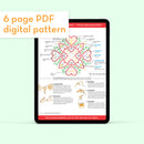 Heart Garden - PDF pattern