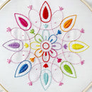 Rainbow Kaleidoscope embroidery kit