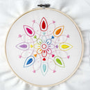 Rainbow Kaleidoscope embroidery kit