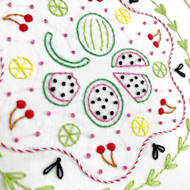 Picnic embroidery kit