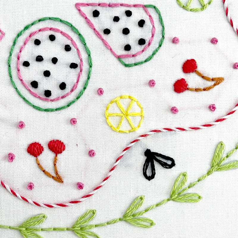 Picnic embroidery kit