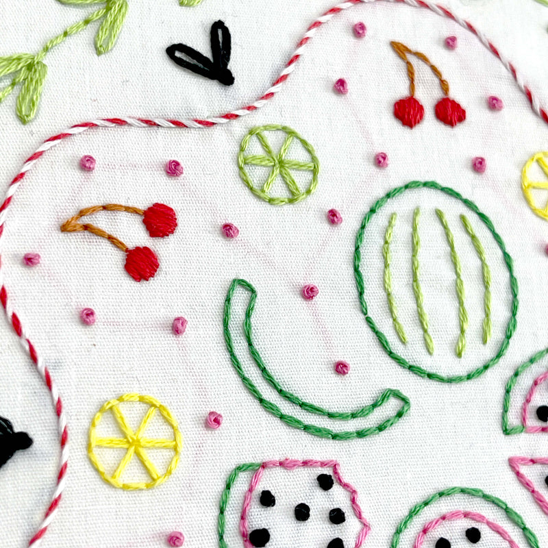 Picnic embroidery kit