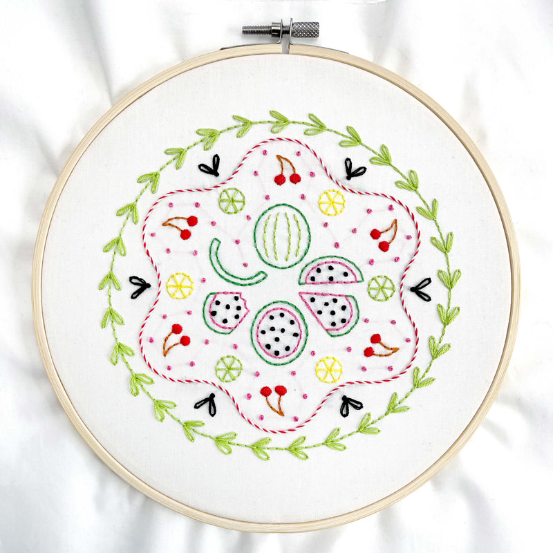 Picnic embroidery kit