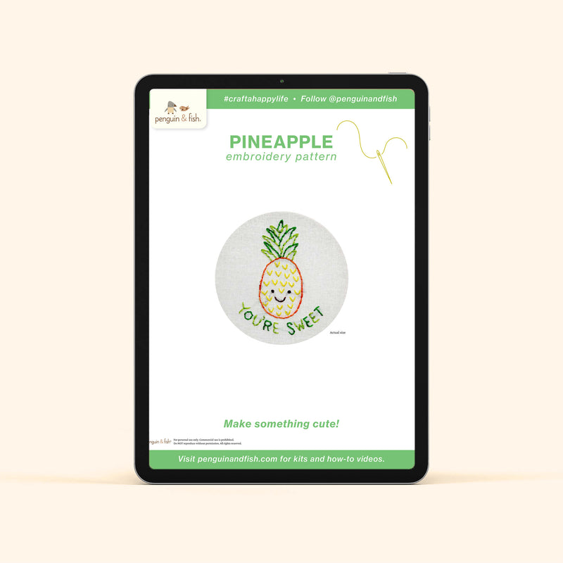 Pineapple - PDF pattern