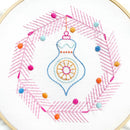 Retro Wreath embroidery kit