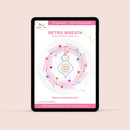 Retro Wreath - PDF pattern