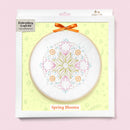 Spring Blooms embroidery kit