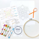 Spring Blooms embroidery kit