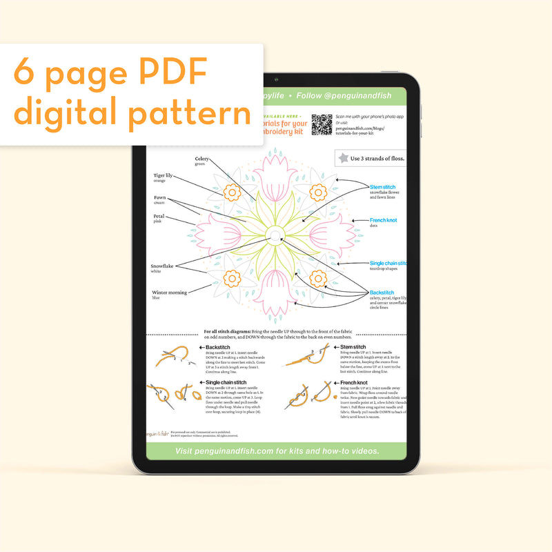 Spring Blooms - PDF pattern