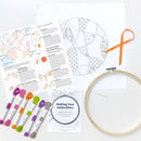 Summer Melody embroidery kit