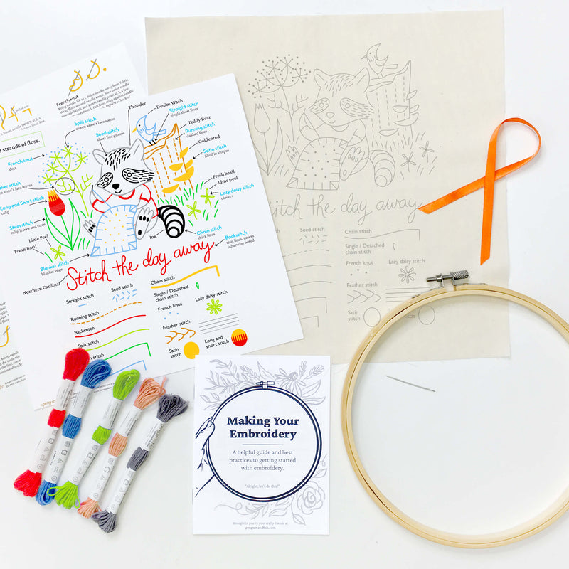 Bee Happy Embroidery Kit Bundle