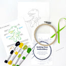 Tyrannosaurus Rex 4-inch embroidery kit