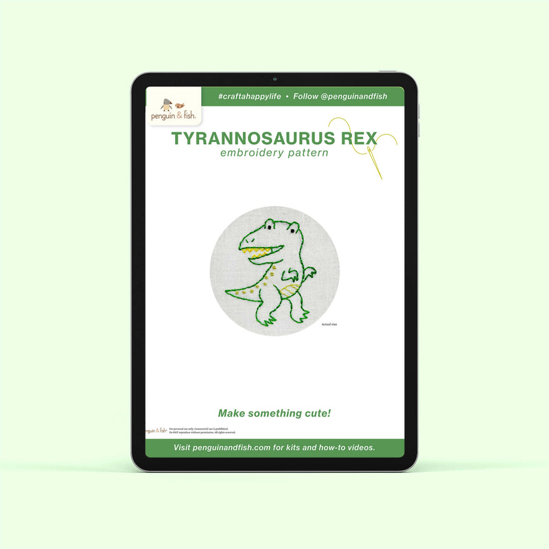 Tyrannosaurus Rex - PDF pattern