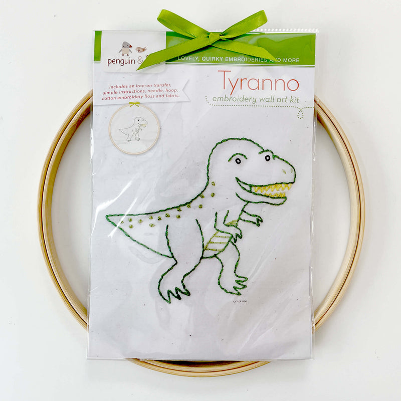 Tyranno embroidery kit for beginners