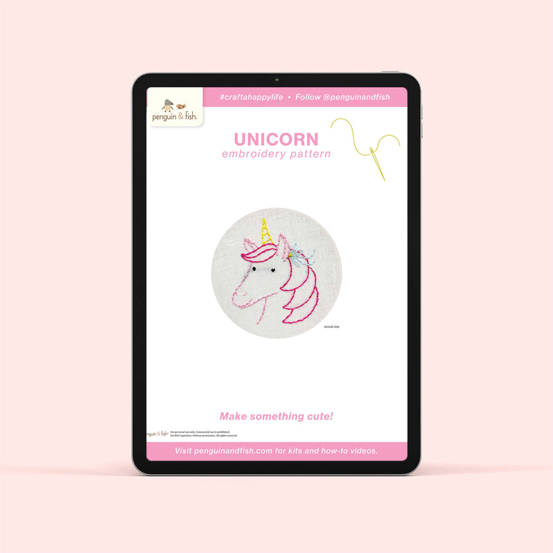 Unicorn - PDF pattern