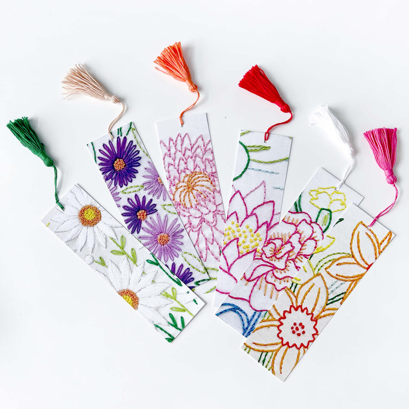 Flower Bookmark - Assorted Variety Pack