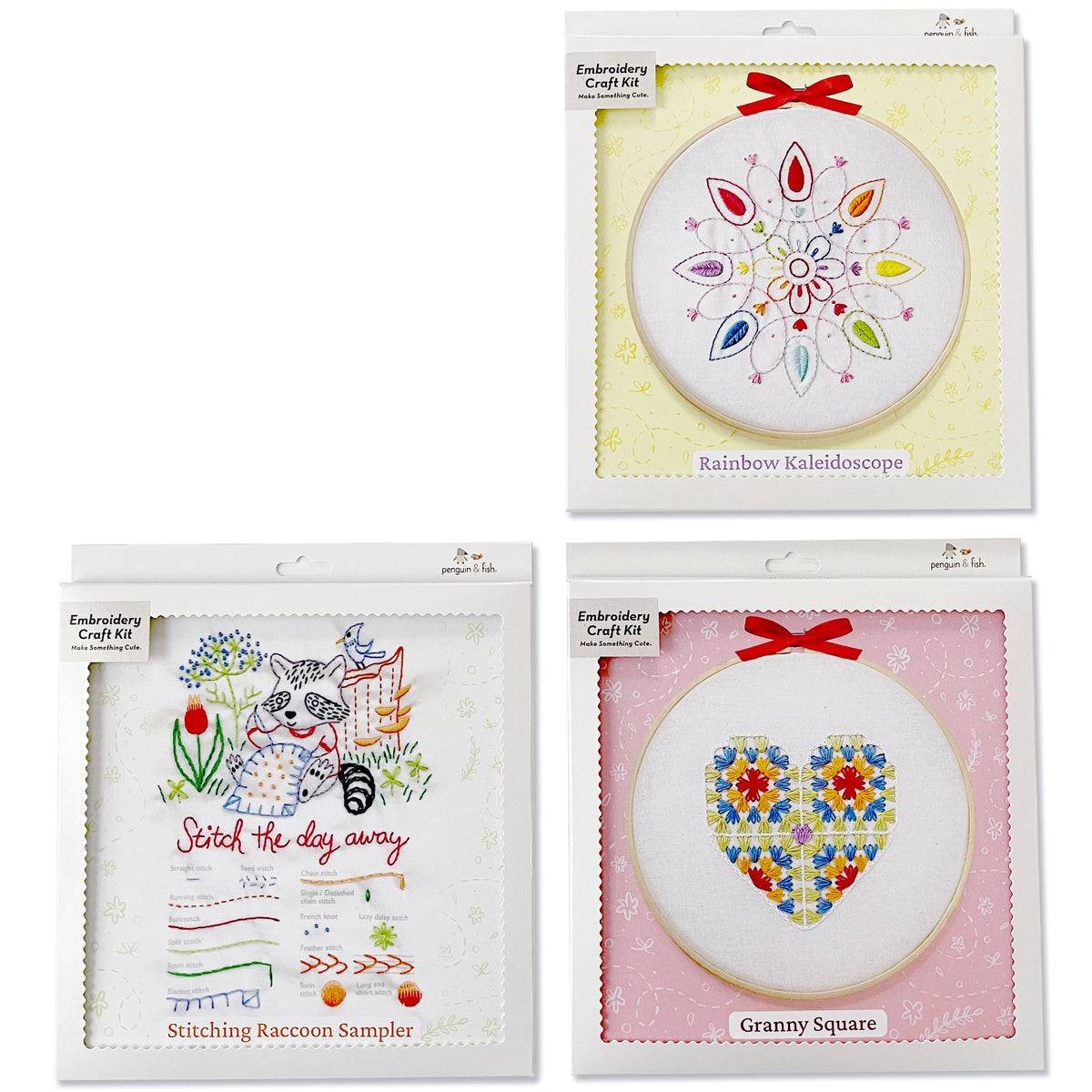 ☆Custype☆Embroidery Craft Set heart-kaleidoscope-