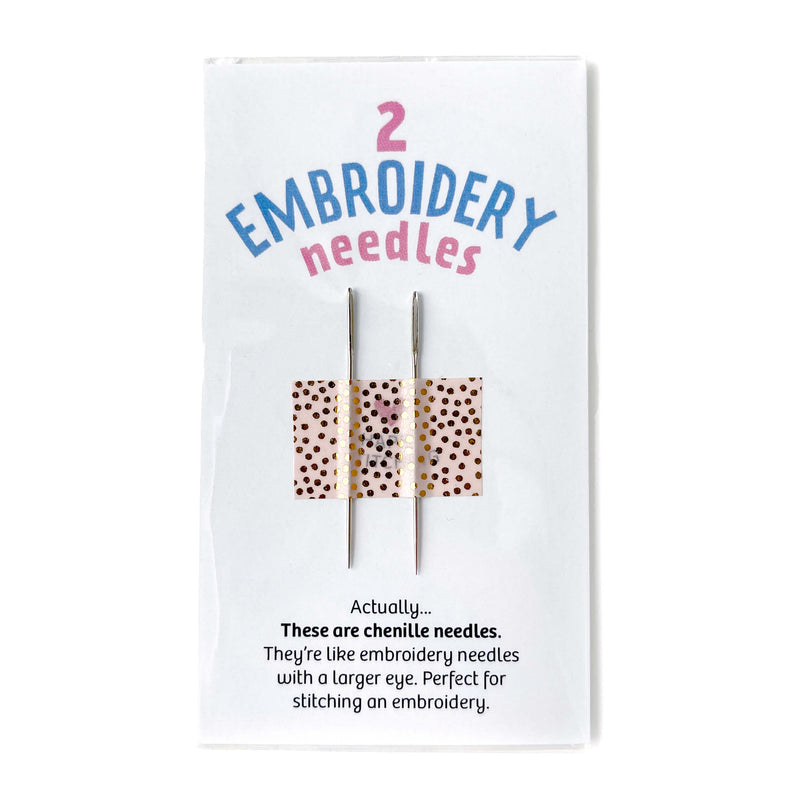 Set of 2 embroidery needles
