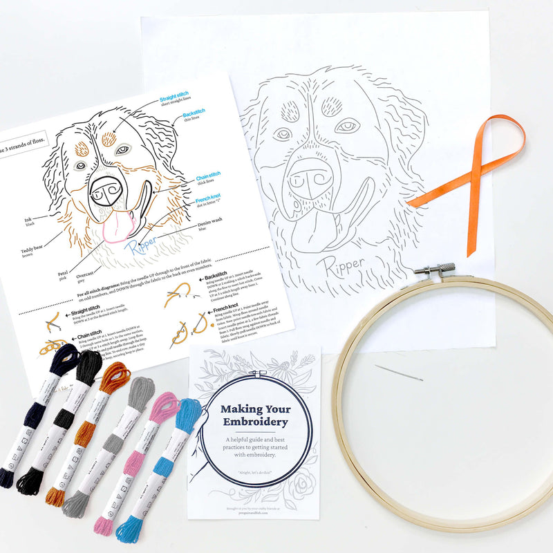 Stitch Your Pet Embroidery Kit Add On