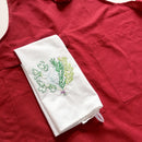 Apron with large pockets - sage