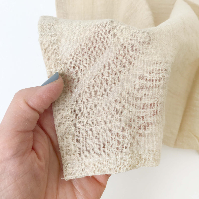 Cream cloth napkins - set of 4