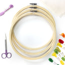 8-inch embroidery hoop - pack of 3