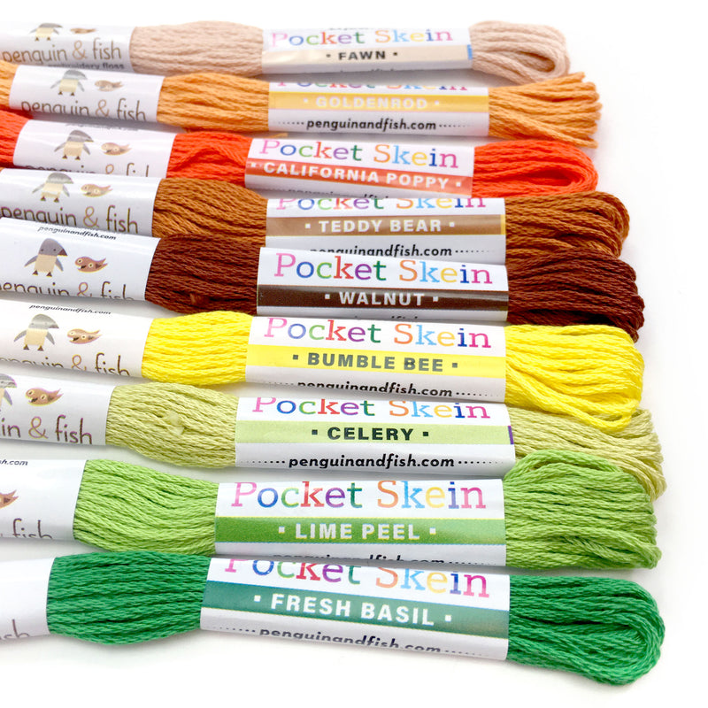 Autumn Days embroidery floss - 9 skeins