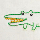 Aa Alligator embroidery pattern - PDF