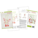 Bb Butterfly embroidery pattern - iron-on