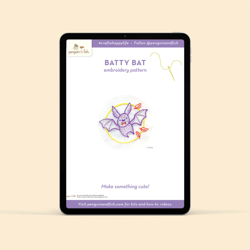 Batty Bat - PDF pattern