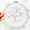 Bride of Frankenstein’s Bouquet embroidery kit